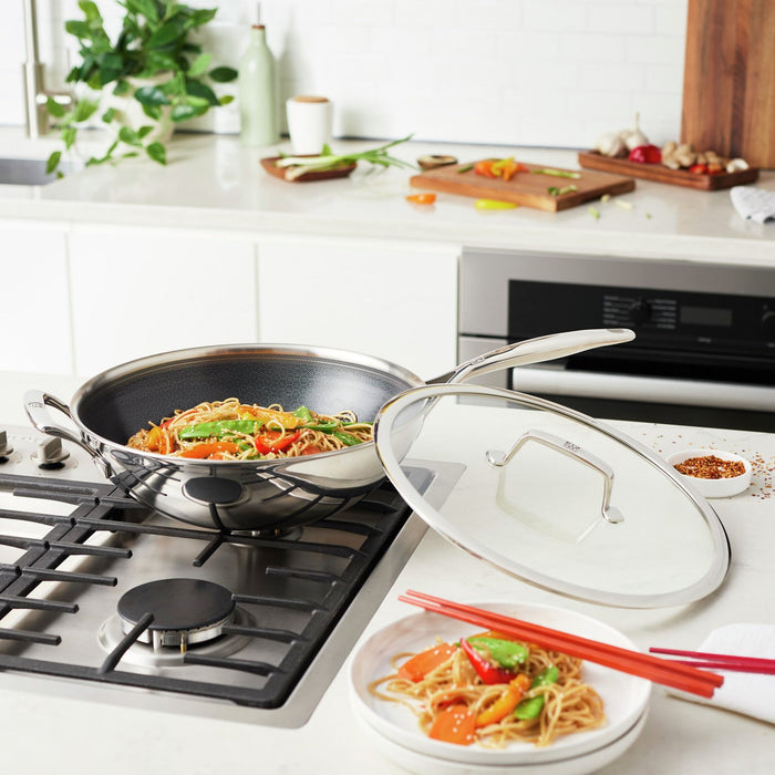 ZWILLING Wok mit Deckel, 30 cm | 18/10 Edelstahl