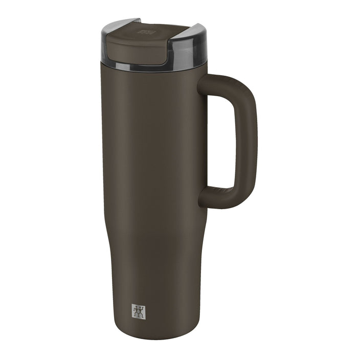 ZWILLING Thermobecher mit Strohhalm, 900 ml | Edelstahl | Pink