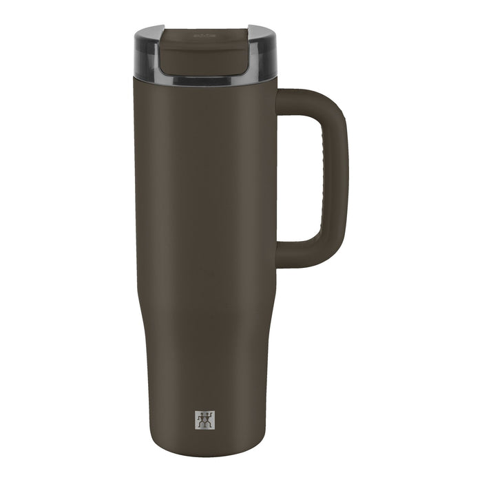 ZWILLING Thermobecher mit Strohhalm, 900 ml | Edelstahl | Pink