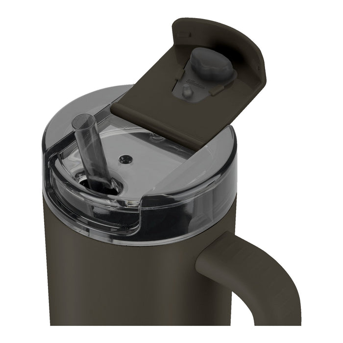 ZWILLING Thermobecher mit Strohhalm, 900 ml | Edelstahl | Pink