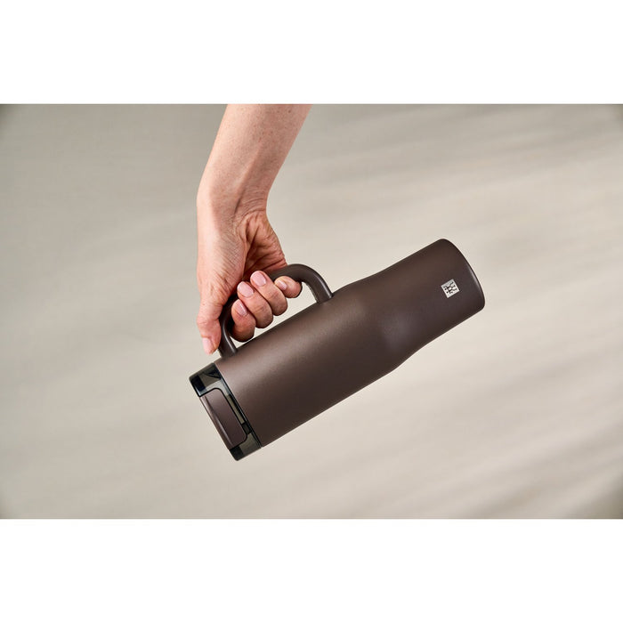 ZWILLING Thermobecher mit Strohhalm, 900 ml | Edelstahl | Pink