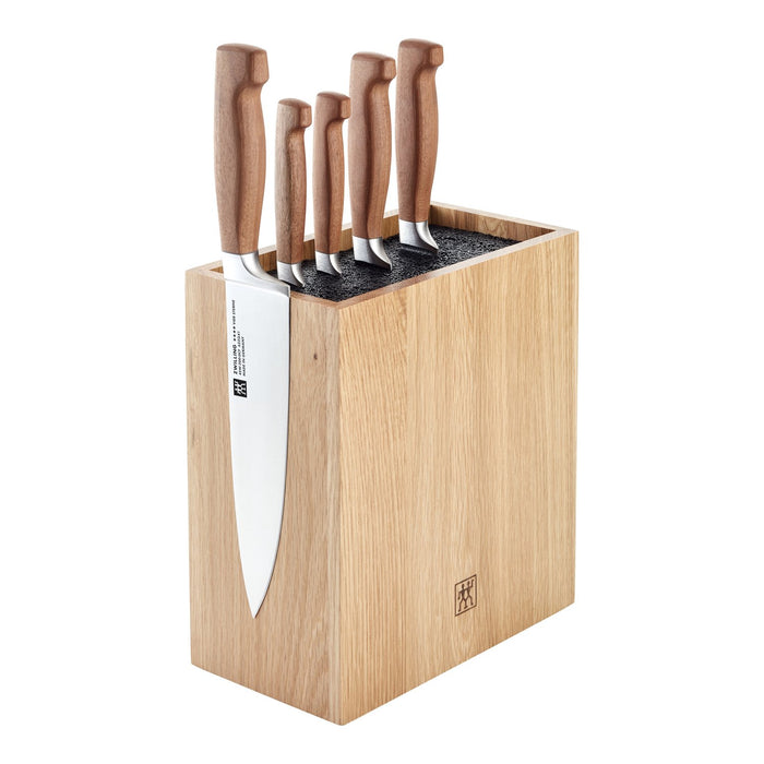 ZWILLING Messerblockset, 6-tlg | Eiche | Braun