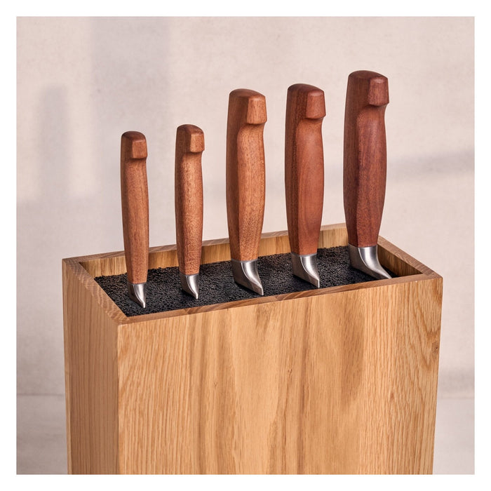 ZWILLING Messerblockset, 6-tlg | Eiche | Braun
