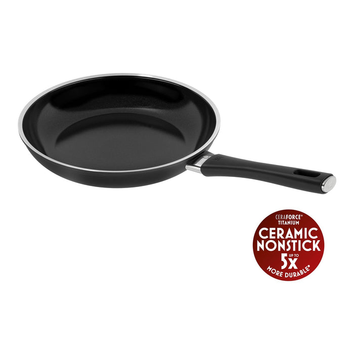 ZWILLING Bratpfanne, 28 cm | rund | Aluminium | Titanverstärkte keramische Antihaftbeschichtung